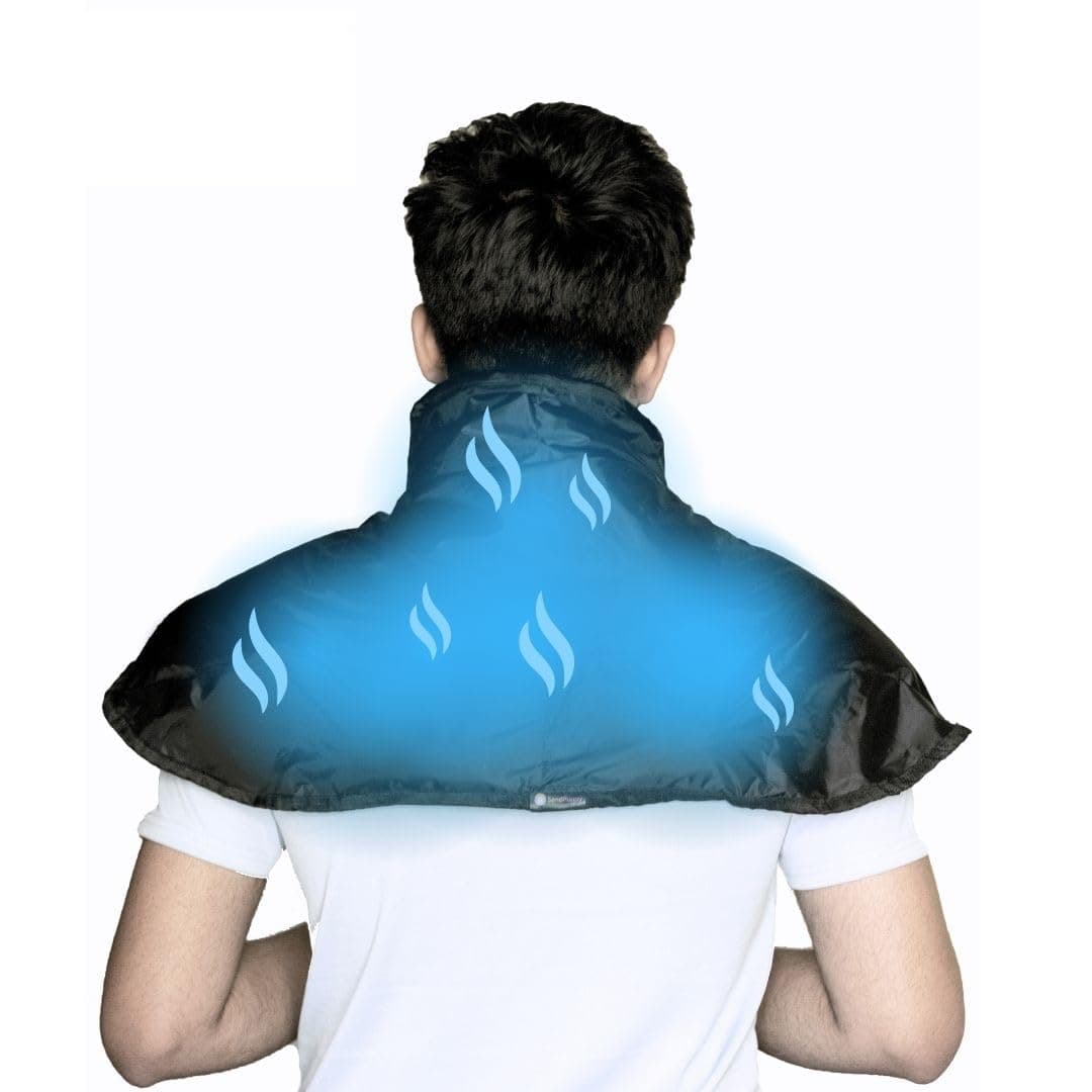 SandPuppy Cervicool - Reusable Neck and Shoulder Ice Pack Wrap|Cold Compress Pack for Cervical,Neck and Shoulder Pain, Cramps and post-game relaxation.
