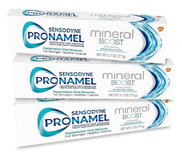 Pronamel Mineral Boost Toothpaste for Sensitive Teeth with Gentle Whitening Action, 2.7 Ounce (Pack of 3)