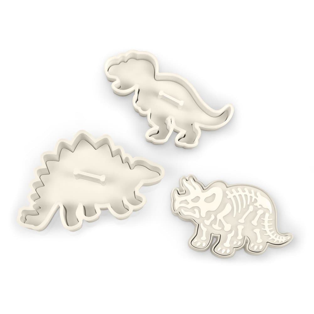 Fred & FriendsGenuine Fred Dig-Ins Dinosaur Fossil Cookie Cutters, Set of 3