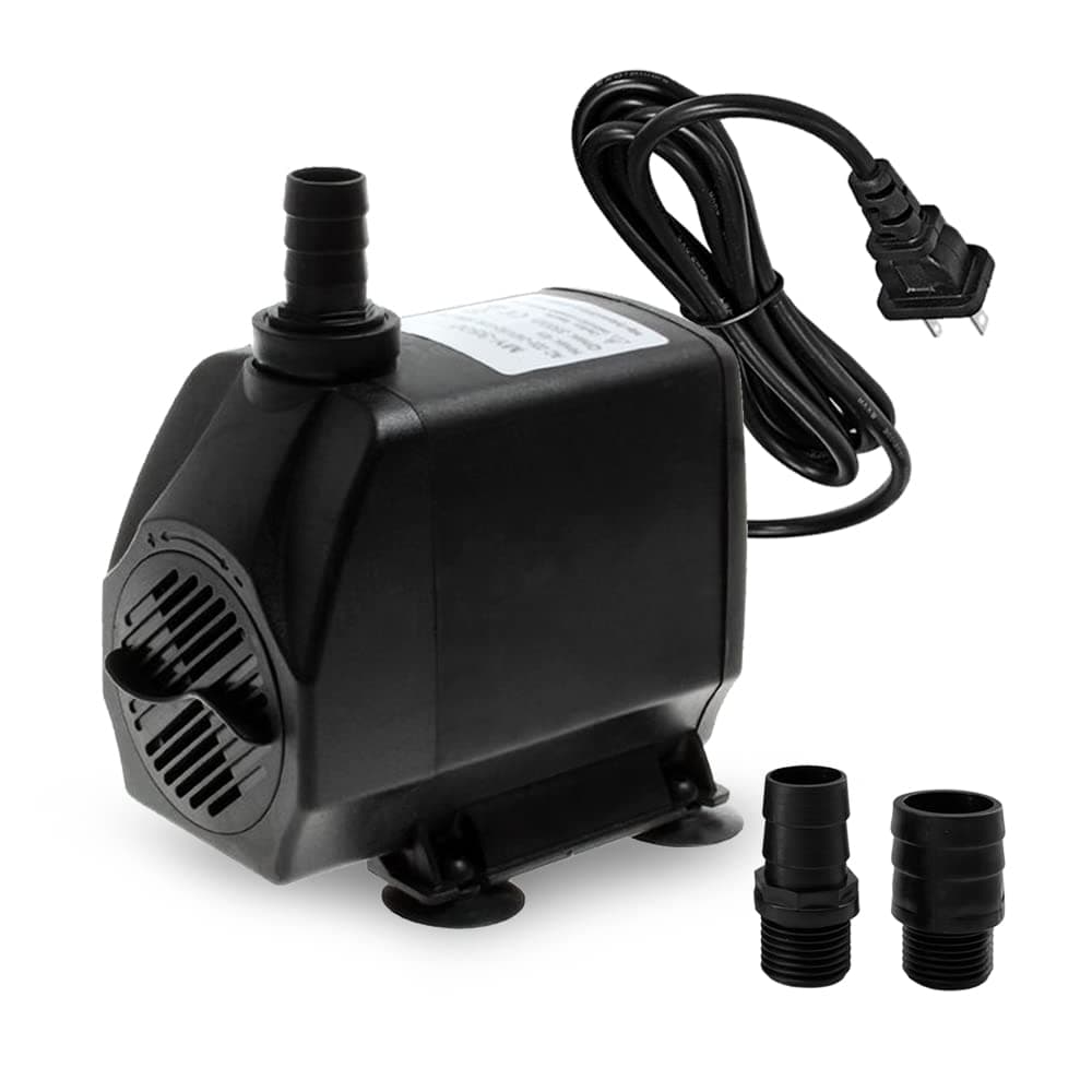Newpol 600GPH Submersible Pump, Ultra Quiet Water Pump (30W) for Aquarium, Water Feature, Pond, Fountain, Hydroponic