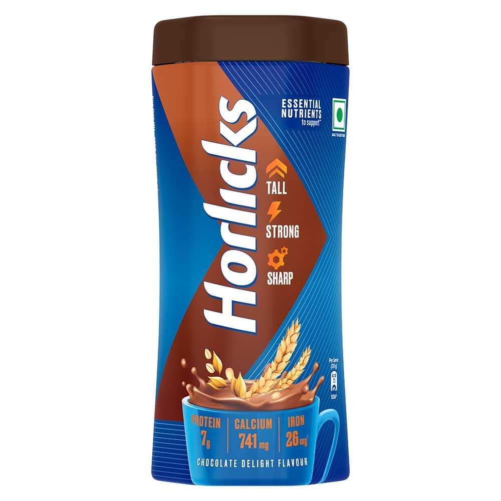 Horlicks Chocolate Nutrition Drink, 500 g Jar