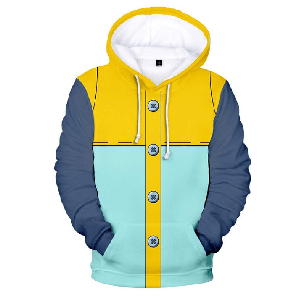 ObtaiSeven Deadly Sins Fairy King Harlequin King Hoodies Pullover Sweatshirt Jacket Cosplay Costume