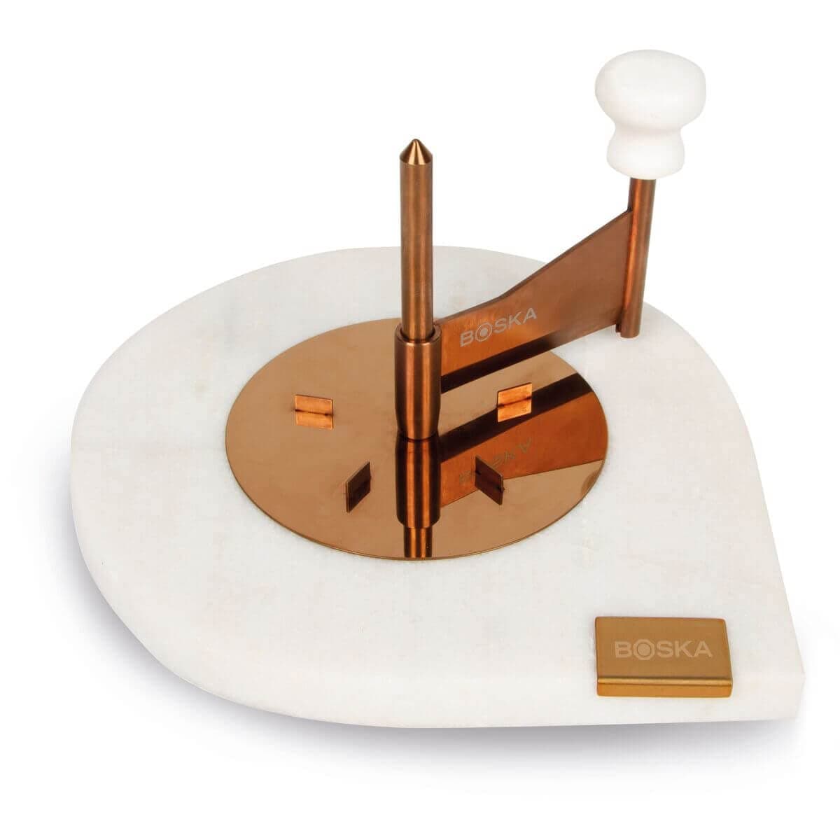 BOSKA Slicer Copper / White 16x16xh10cm Marble Chocolate Curler