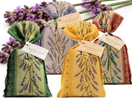 Divine Yoga Shop Cotton Handmade Bags Filled With Dried Lavender Flowers 1 Bag | Small Gift Idea | Home Fragrance| Sleep disorders | Insect and Moth Repellent