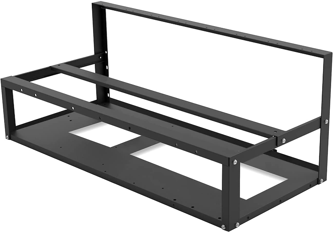 YinaLoi Mining Rig Frame, Steel Open Air Miner Mining Frame Rig Case Up to 8 GPU for Crypto Coin Currency Bitcoin Mining Accessories Tools -Frame Only, Fans & GPU is not Included (1 Pcs)