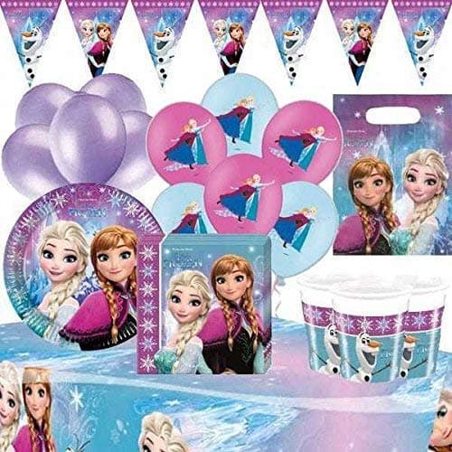 Frozen Northern Light Deluxe Party Supplies Kit for 16