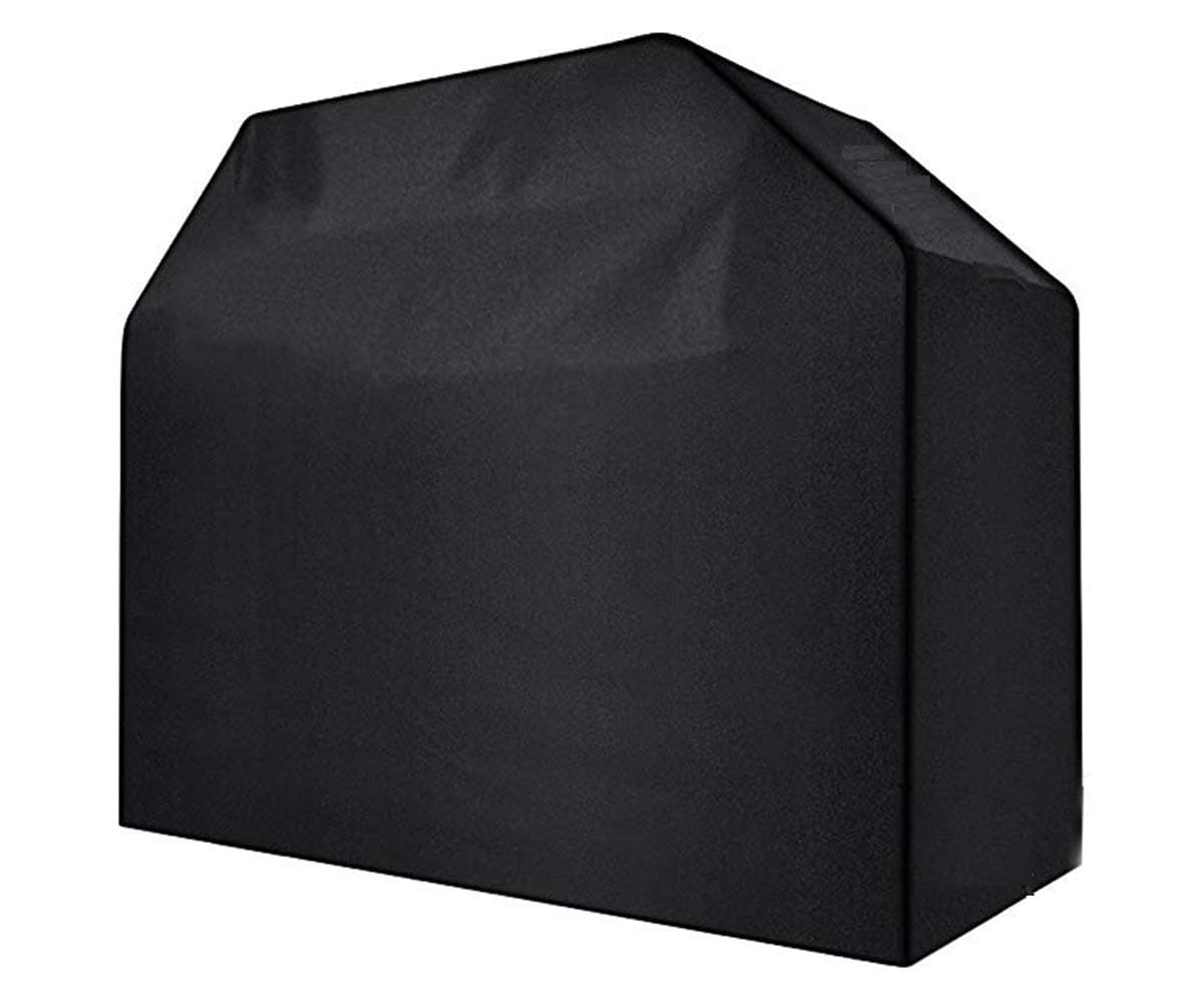 SKEIDO Grill Cover, Medium Waterproof BBQ Cover, Heavy Duty Gas Grill Cover for Brinkmann, Char Broil, Holland and Jenn Air 170x61x117cm Black