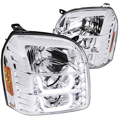 2LHP-DEN07-V2-TM U SHAPED HALO PROJECTOR CHROME- Made for and Compatible with 07-12 GMC YUKON