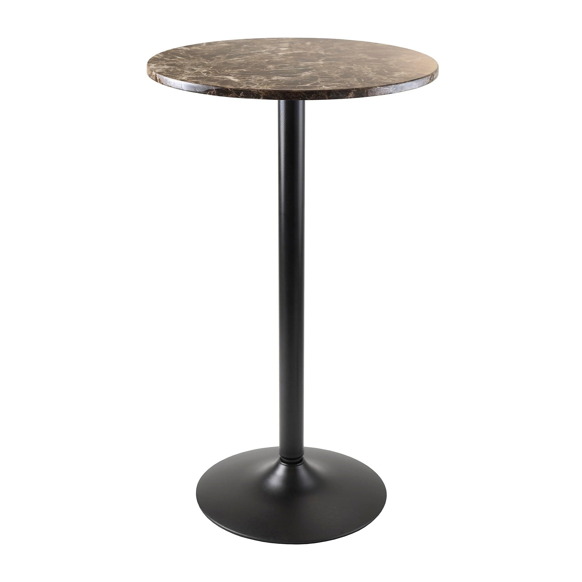 Cora Dining, Black/Faux Marble