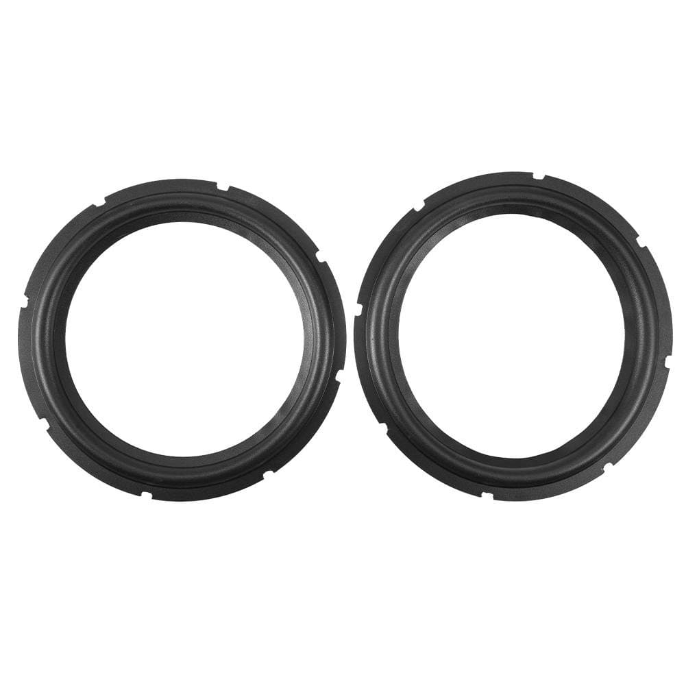 Tihebeyan 10 Inch Perforated Speaker Rubber Speaker Repair Accessories Edge Subwoofer Surround Rings Replacement Parts for Speaker Repair or DIY (2PCS)