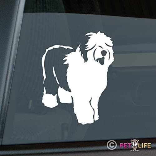 Mister Petlife Old English Sheepdog Sticker Vinyl Auto Window OES