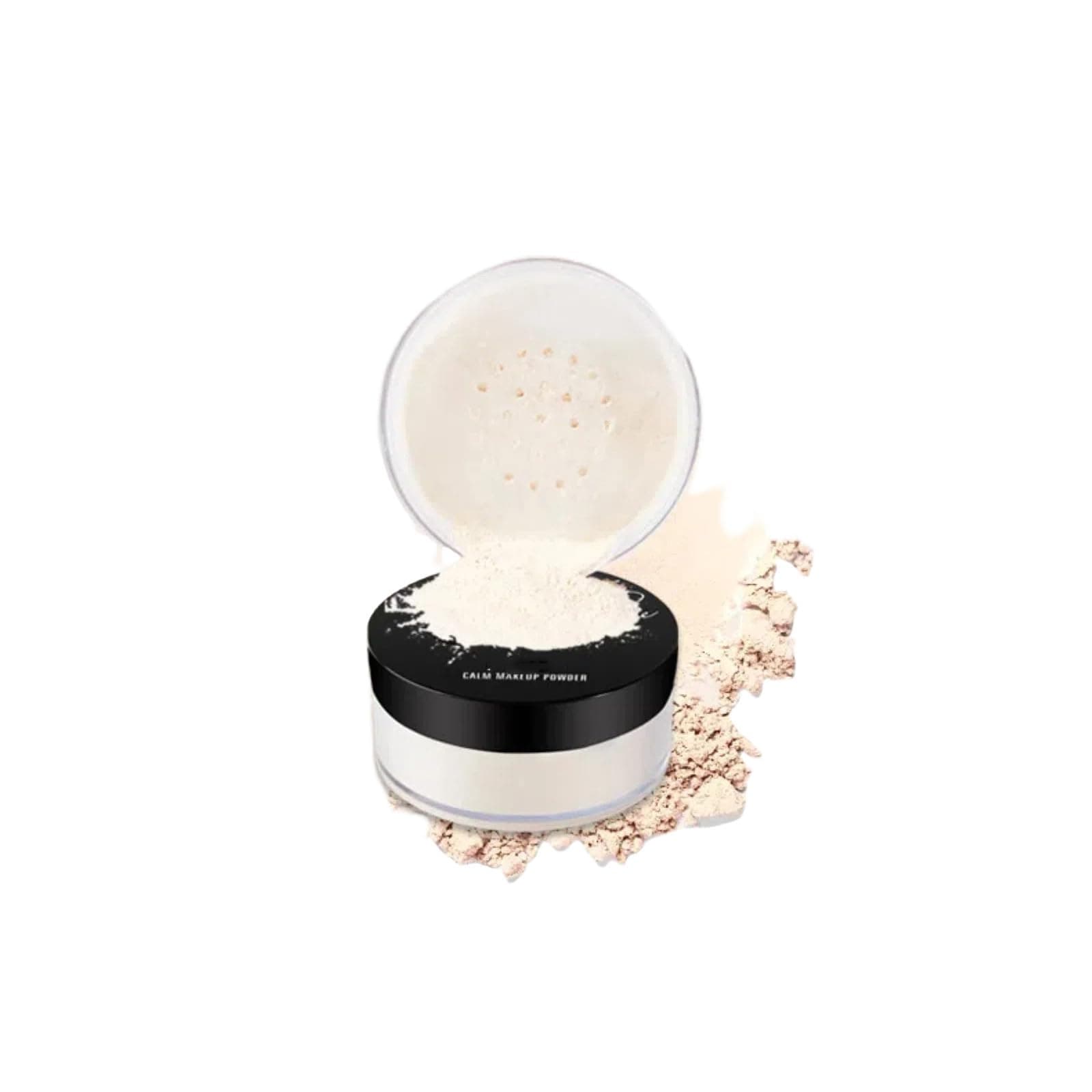Mineral Soft-Focus Setting Powder - Oil Control, Sweat-Proof, Brightening, Matte Finish Loose Powder for Flawless Skin (1# Ivory White, One Size)