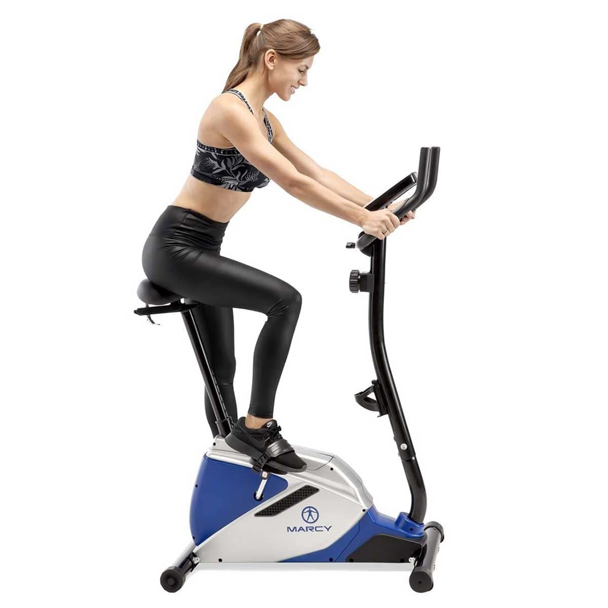 MARCYAzure BK1016 Compact Magnetic Exercise Bike 8 Resistance Levels