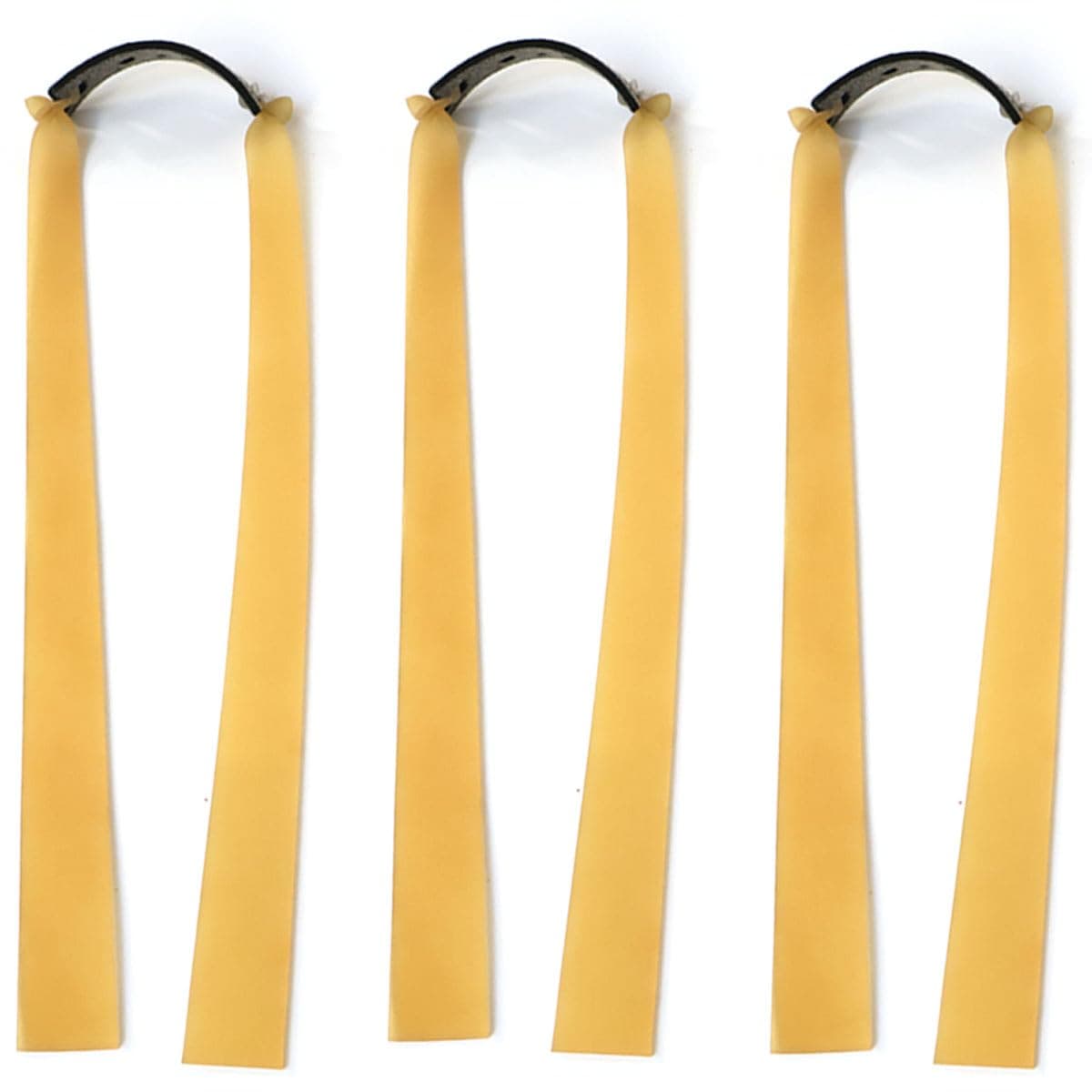3 x Replacement Flat UK Slingshot Power Bands 1.5mm Natural Latex Catapult Rubbers Hunting Band Elastics Catapults for Adults
