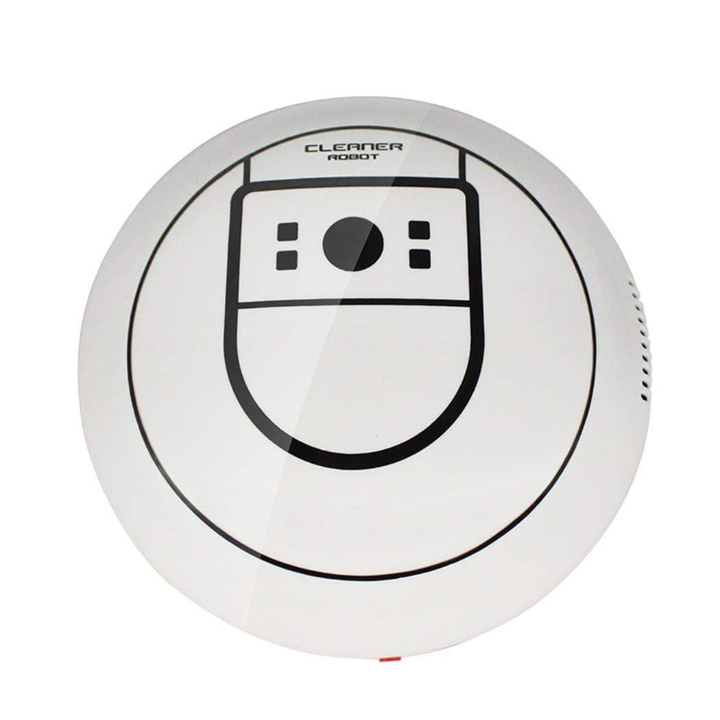 Sisaki Robotic Vacuum Cleaner, Smart USB Robot Vacuum Cleaner High Suction, Cleans Hard Floors to Medium-Pile Carpets