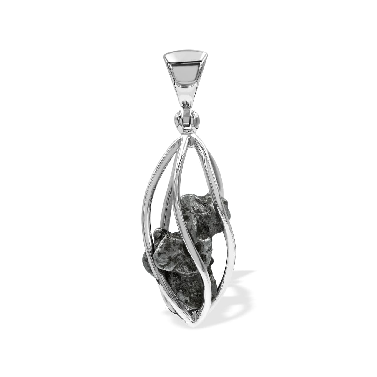 Starborn Campo Del Cielo Meteorite Sterling Silver Pendant