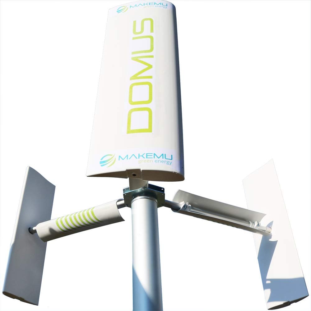 DOMUS Wind turbine Generator 12 / 24V Home blades small Wind Shovel vertical axis Darrieus Savonius house roof garden terrace