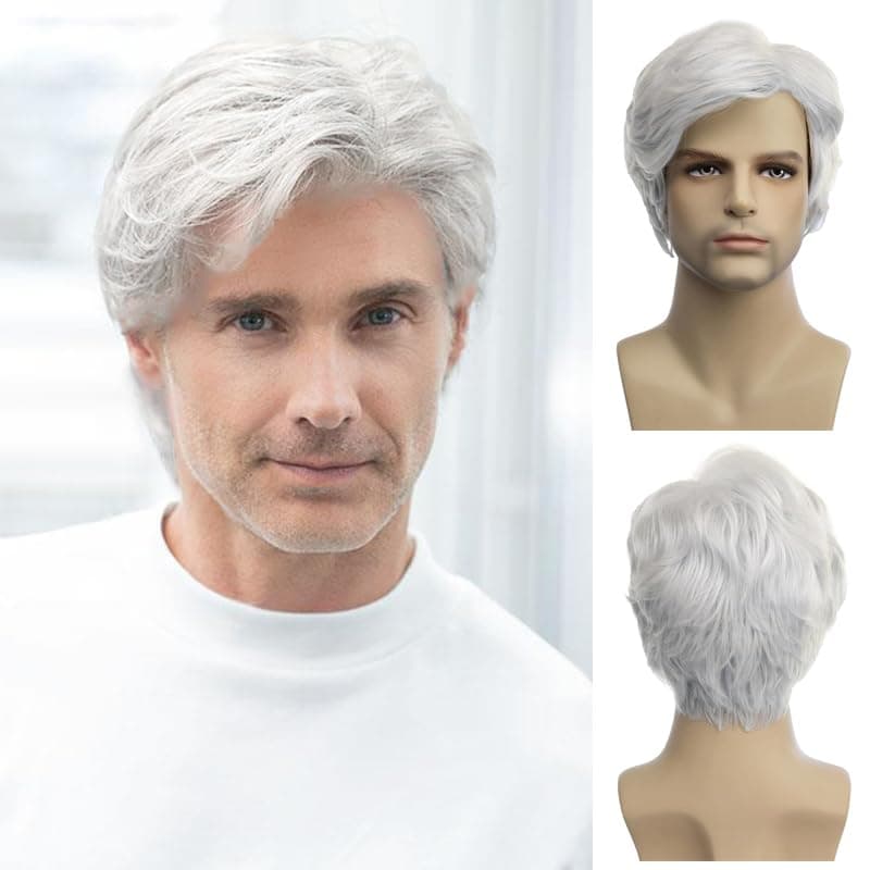 white men wig