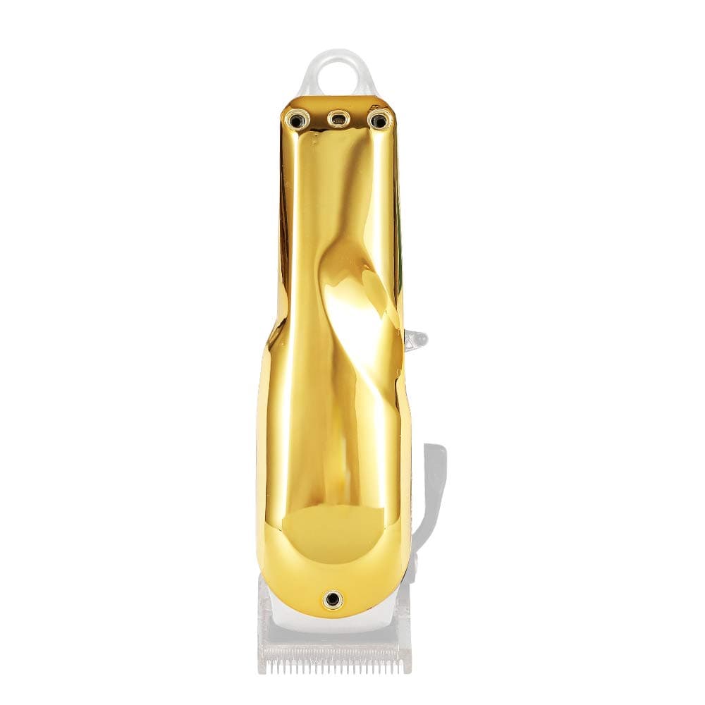 Clear DIY Back Housing, Transparent Back Cover for Wahl 5-Star Series Cordless Senior Clipper #8504 (Gold)