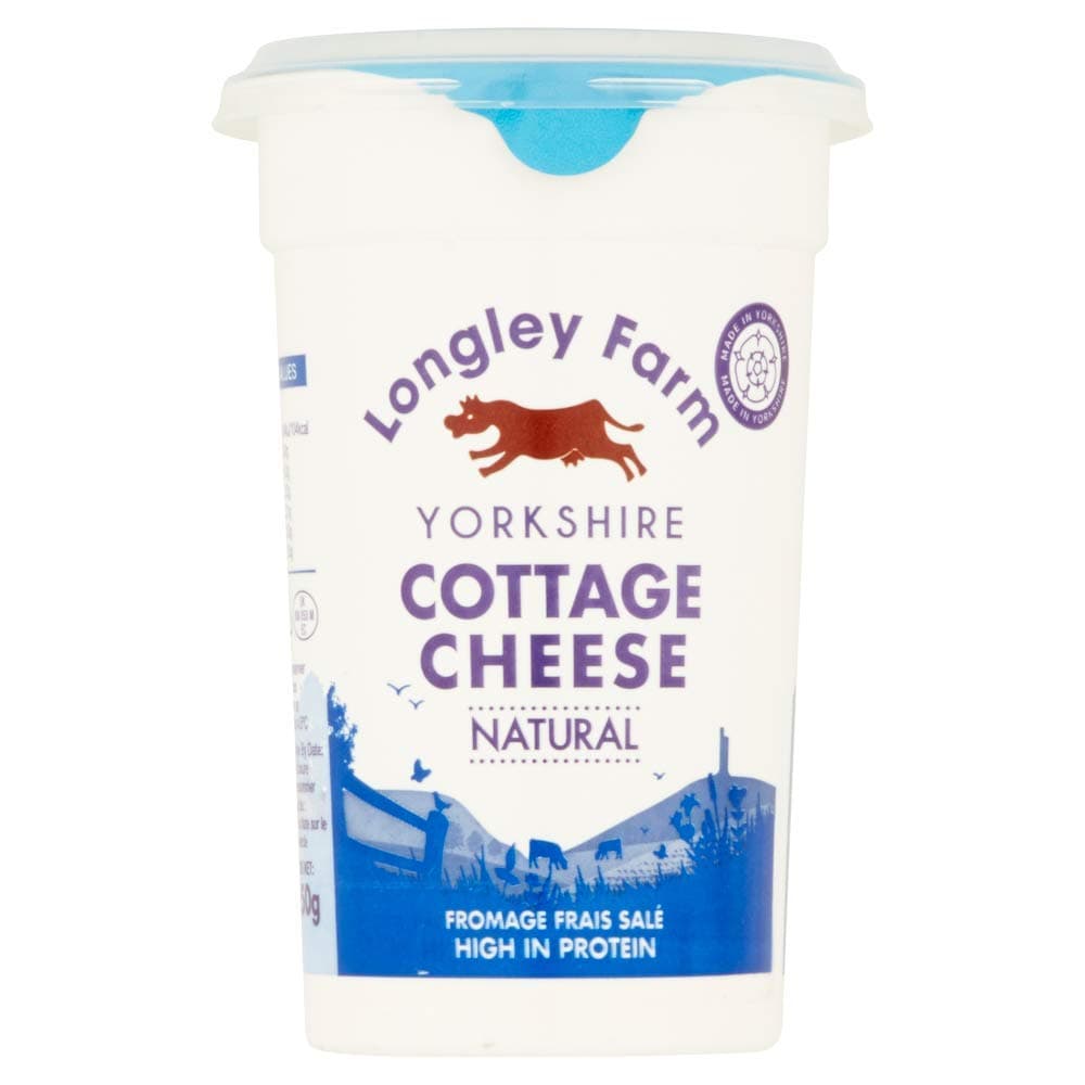 Longley Farm Natural Cottage Cheese, 250g