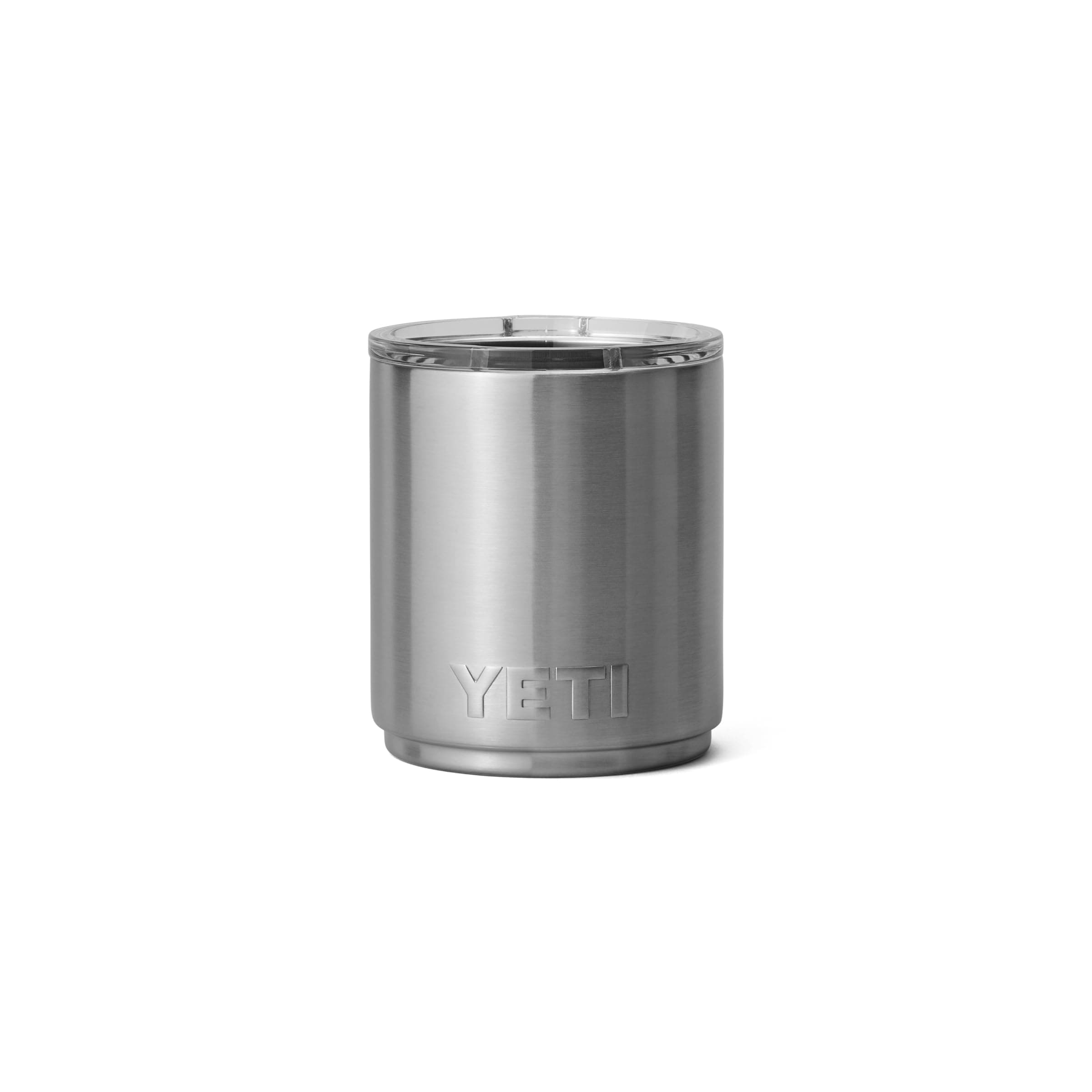 YETI Rambler Lowball, Vacuum Insulated Stainless Steel Stackable Lowball with MagSlider Lid, Stainless Steel, 10 oz (296 ml)