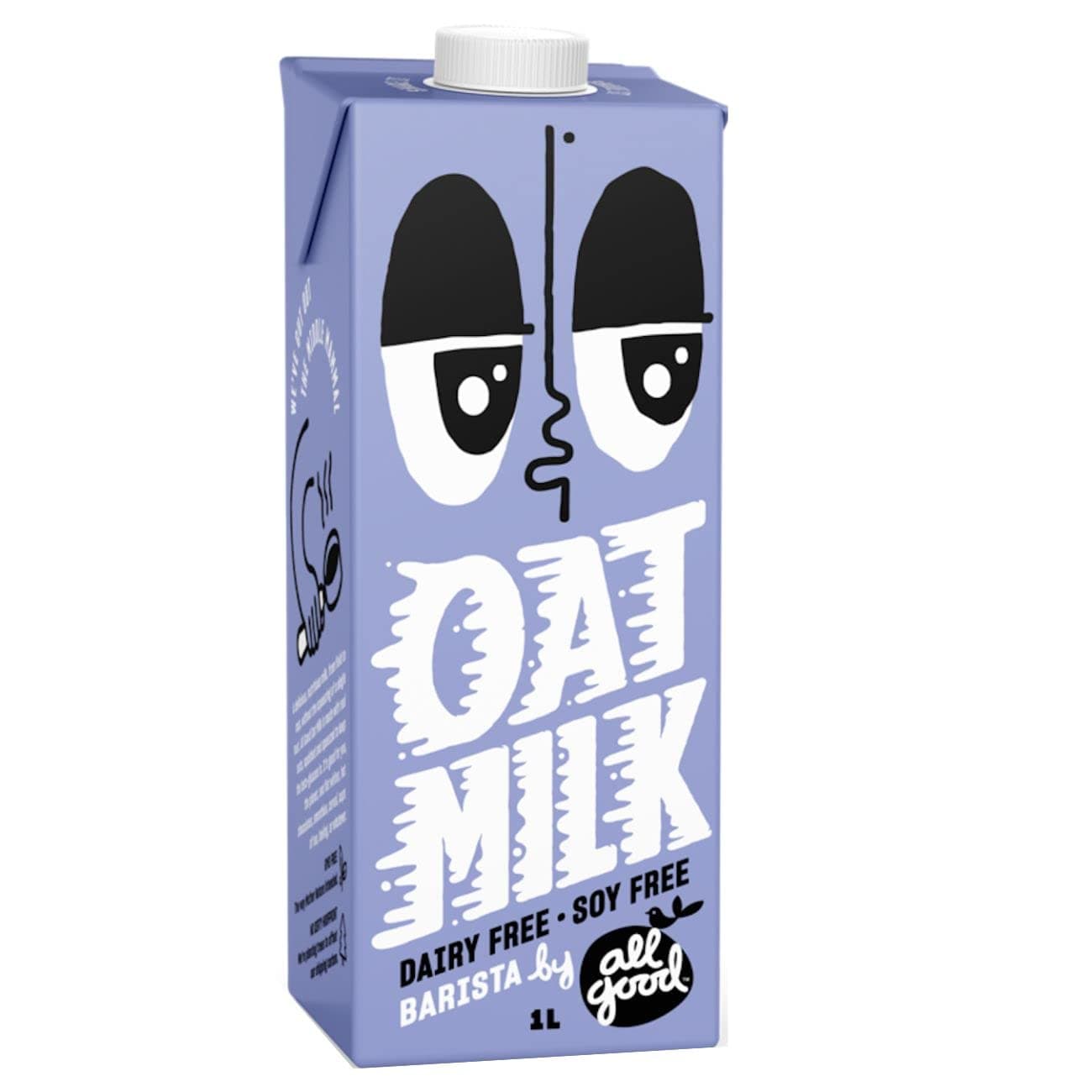 All Good Barista Vegan, GMO-Free, Sugar-Free Oat Milk (1L)