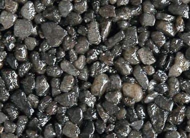 Colored Quartz Pebbles Gravel (S7028) Dark Gray, 25 lbs