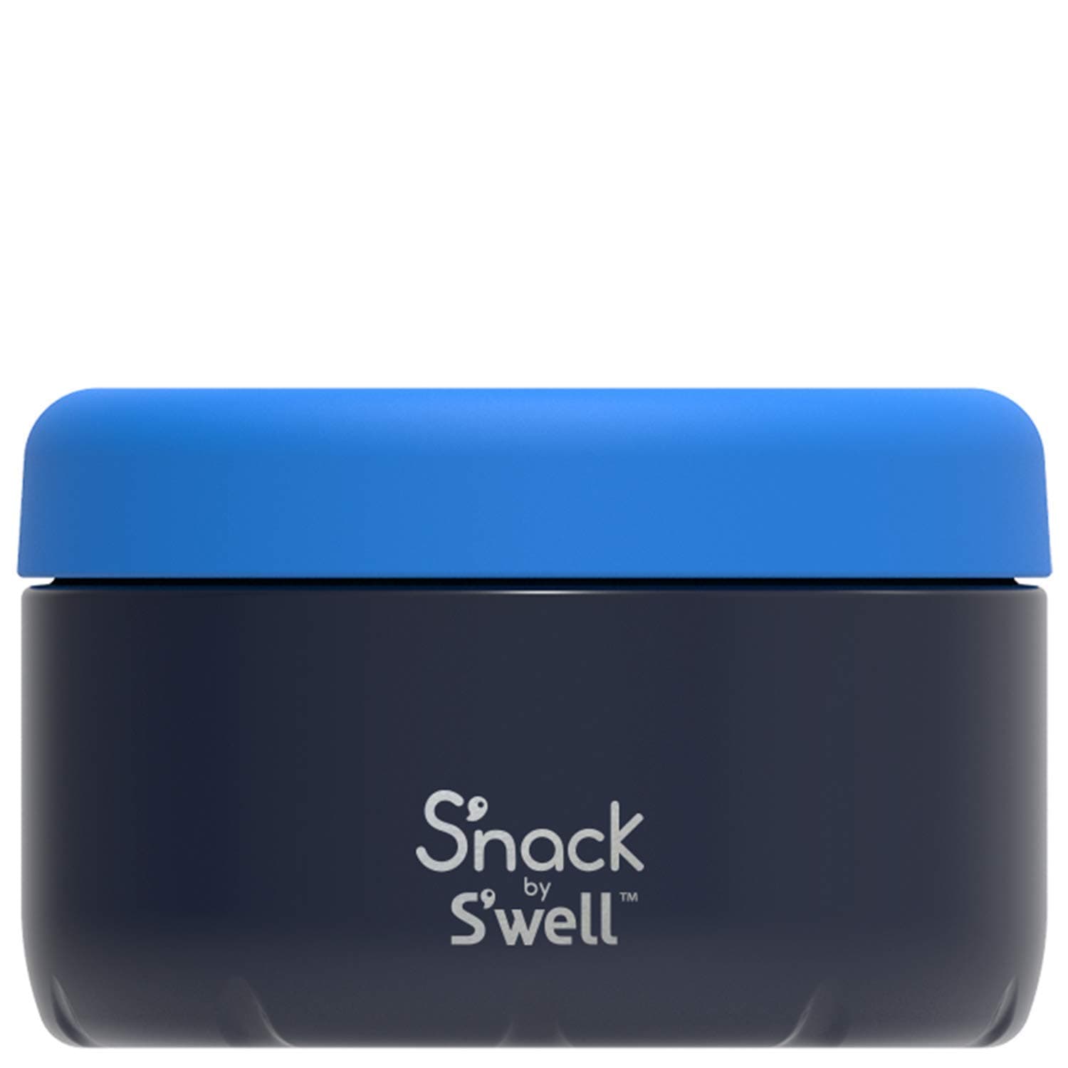 S'nack by S'well Stainless Steel Food Container - 10 Oz - Dark Navy - Double - Layered Insulated Bowls Keep Food Cold and Hot