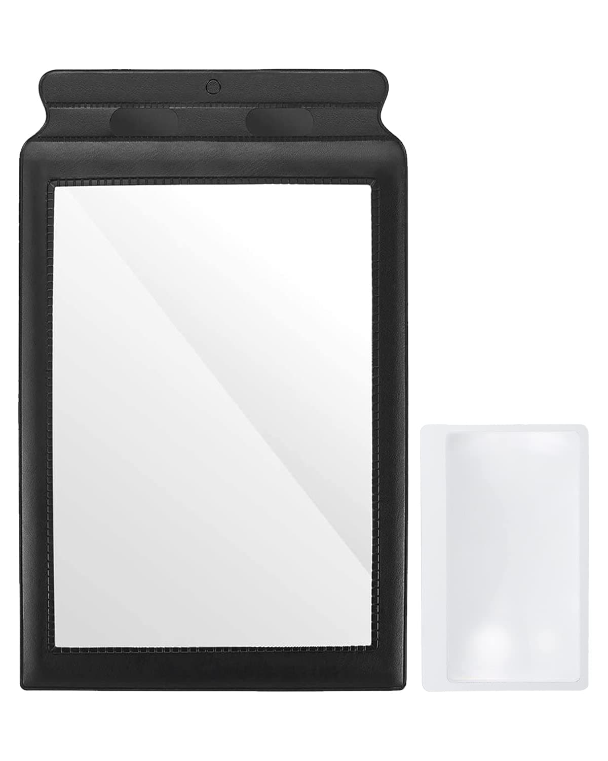 M MAGDEPOMagnifying Sheet Flat Full Page Reading Magnifier Perfect Reading Aid for Elderly and People with Low Vision with 1 Bonus Card Magnifier