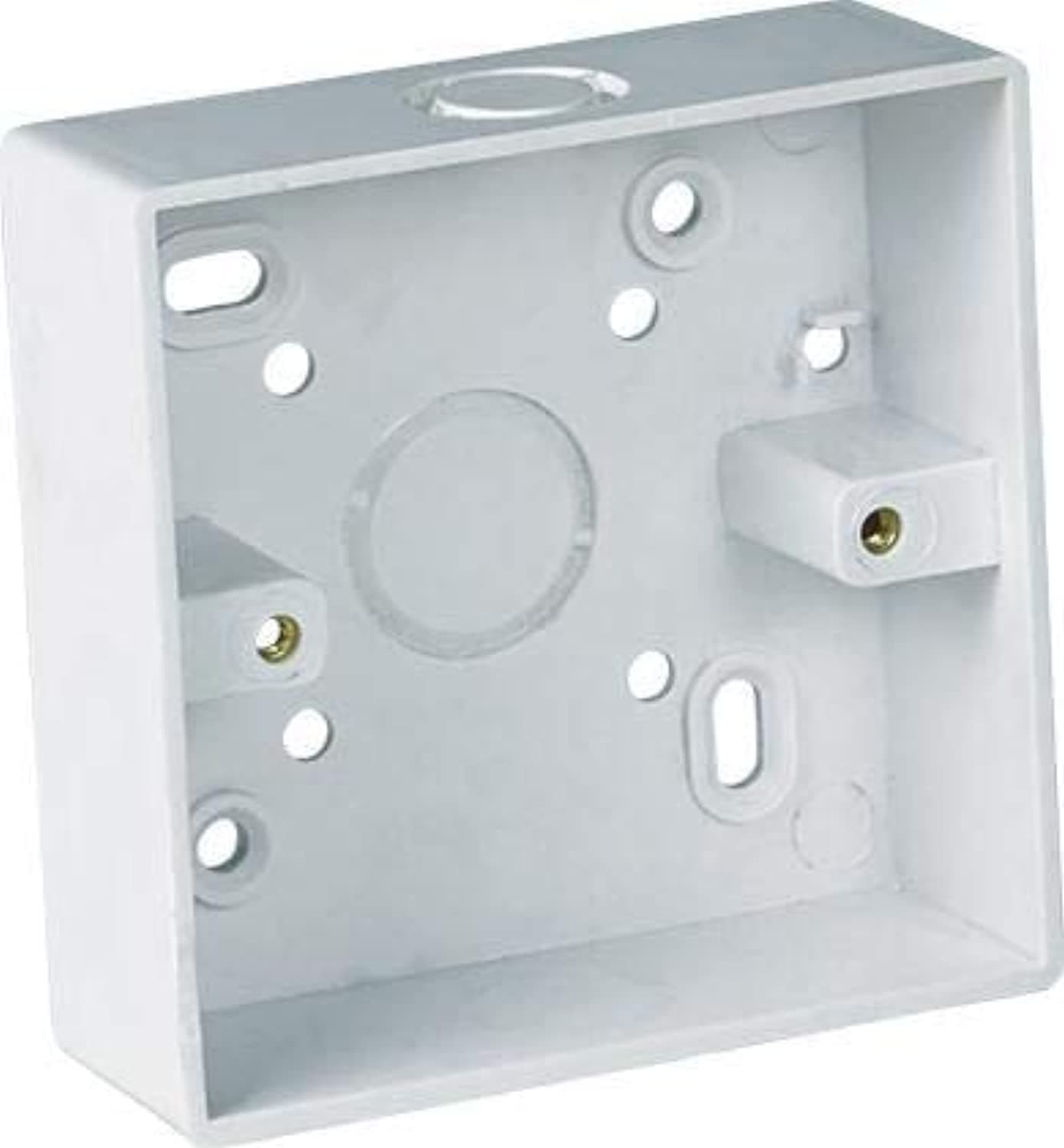 Surface Pvc Box For Switch Or Socket - White