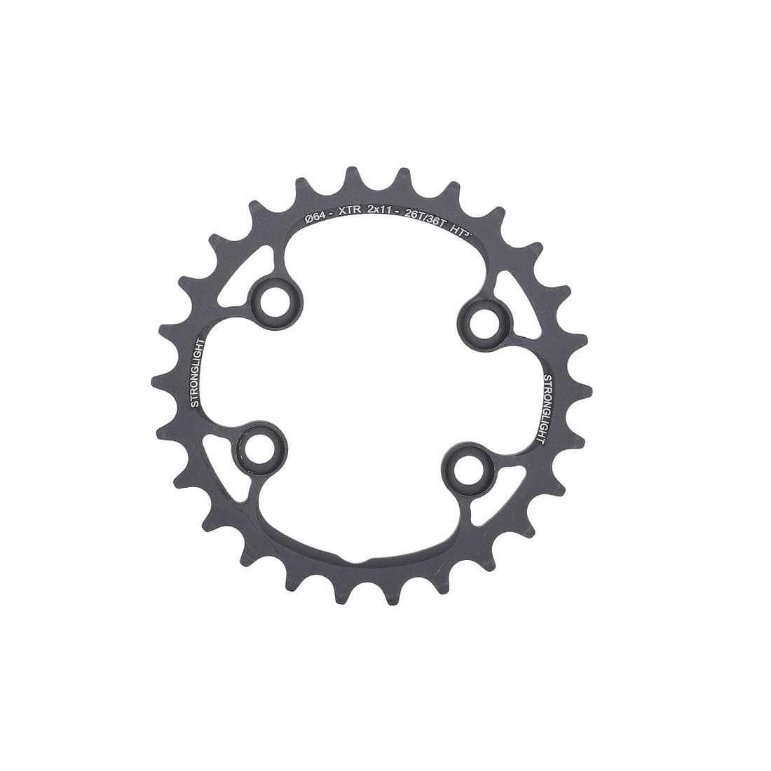 Stronglight Unisex - Adult MTB 2x11 Chainring, Black, 1 Size