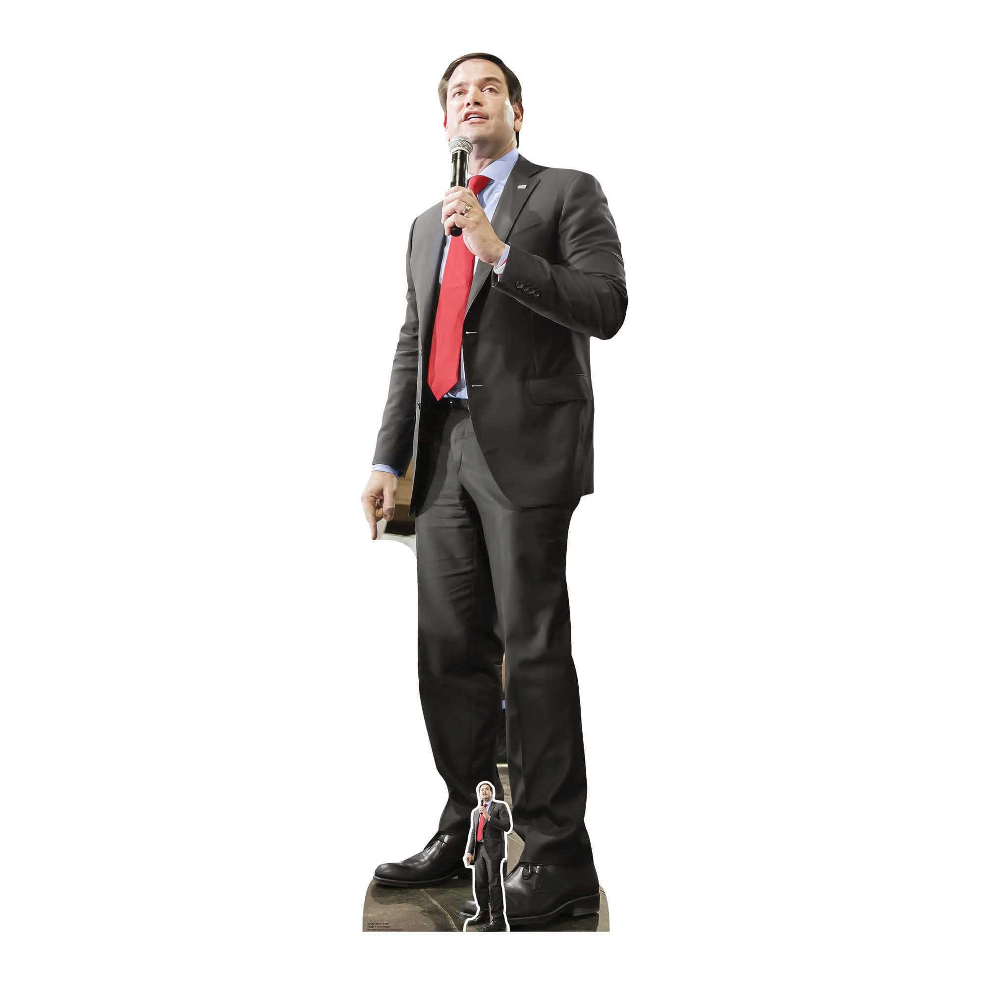 Star Cutouts SC4251 Marco Rubio Lifesize Cardboard Cutout With Mini Star Cutout