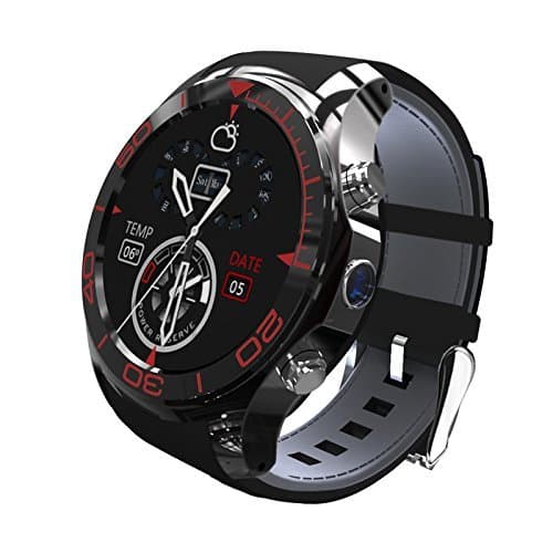 S1 Smart Watch SIM Card Bluetooth Smart Watches App Sync Phone Smartwatch Sport Pedometer WristWatch Smart Watch For Android IOS Smartphone … (black)