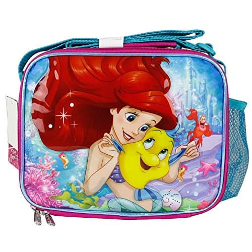Disney The Little Mermaid Pink Lunch Bag
