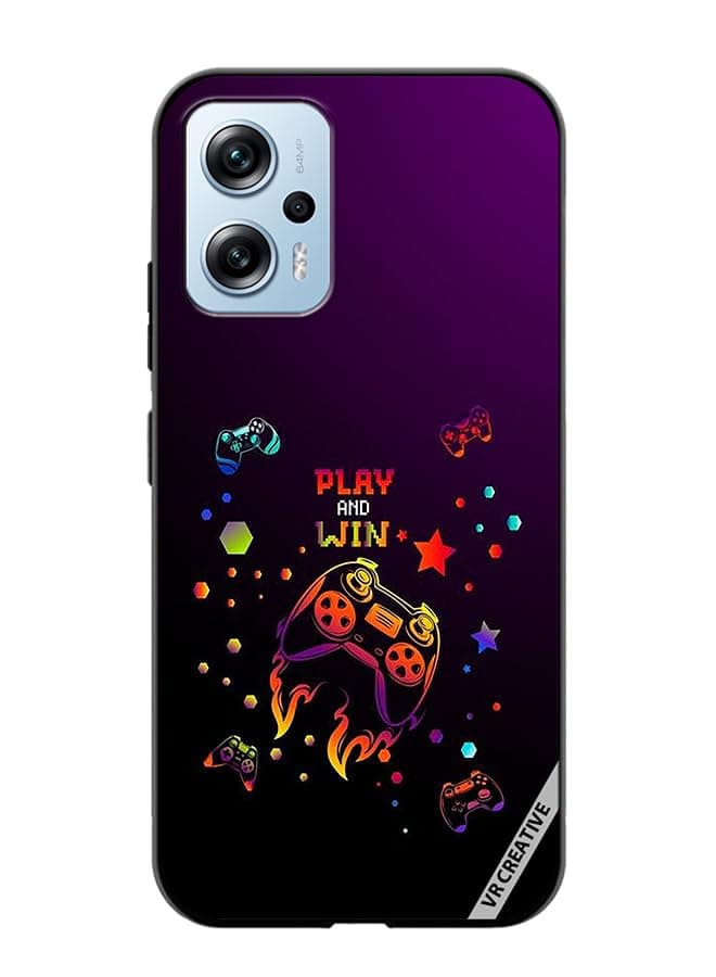 VR Creative Protective Case Cover For Xiaomi Poco X4 GT Play And Win Design Multicolour