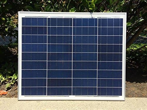 50 Watt 12 Volt Solar Panel for Battery Charging, Portable and Versatile