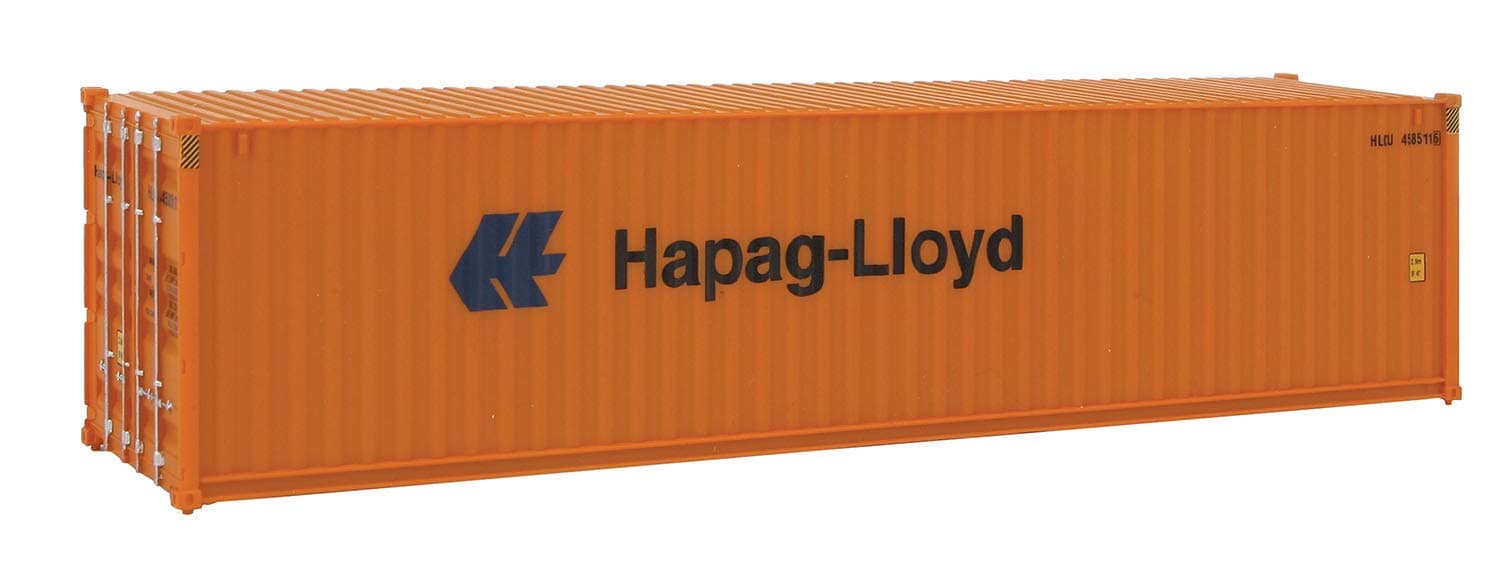 Walthers SceneMaster Hc Rs Hapag-Lyd Container, 40', Multicolor