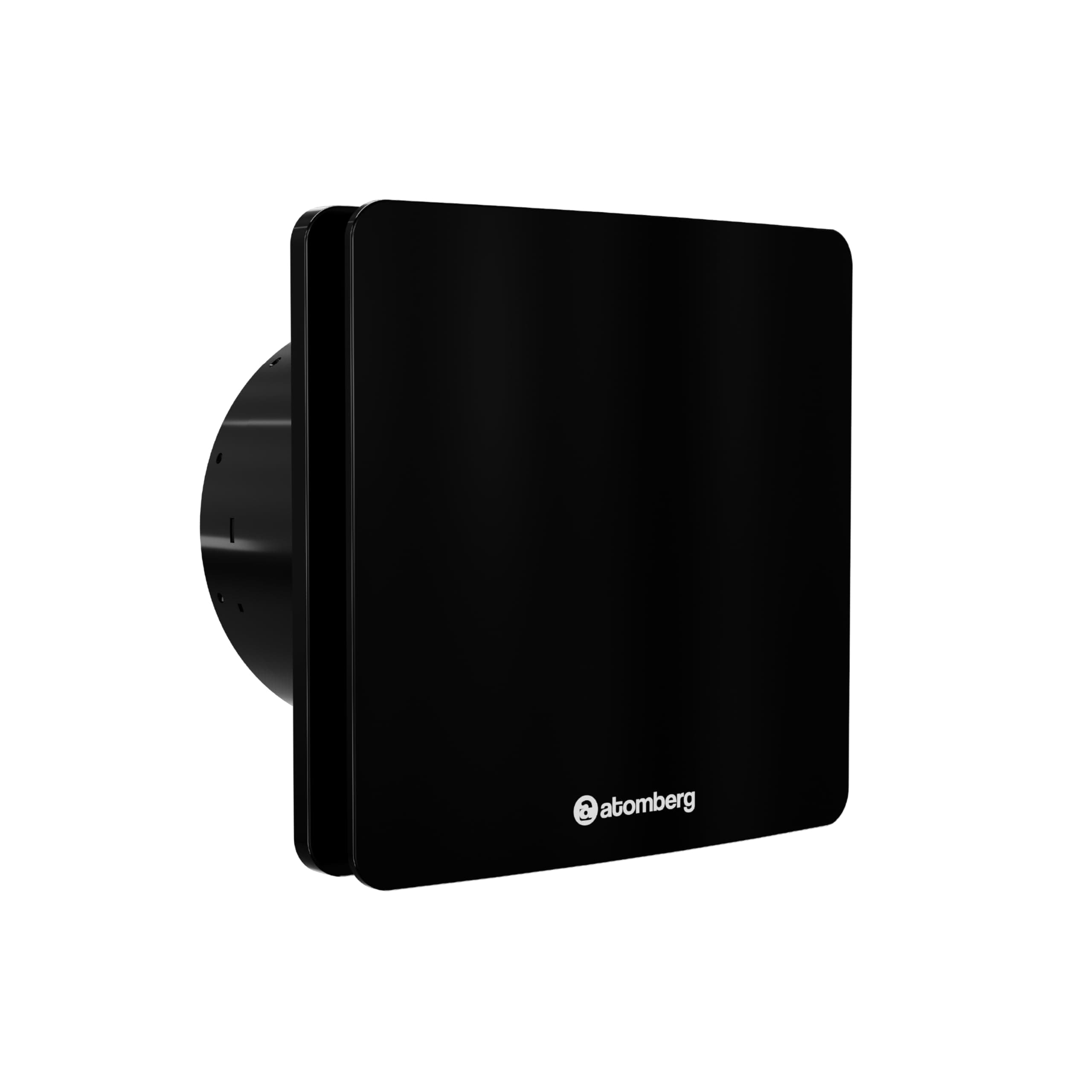 atomberg Studio Exhaust Fan 150mm (6 Inches) | BLDC Motor | 6.8W| Low Noise | 2000 RPM| Ideal for Bathroom,Kitchen | Easy to Clean | Installation-Round Cut (153mm) | 2 Years Warranty | (Gloss Black)
