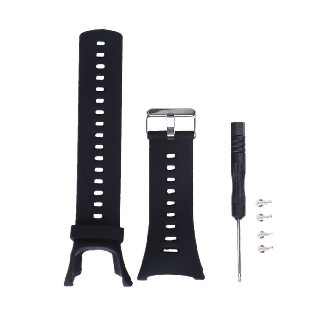 Watch Band for Suunto Ambit 2/Ambit 2S/2R/Ambit 2 Sapphire, Silicone Replacement Band Strap for Suunto Ambit 3 Peak/Ambit 3 Run