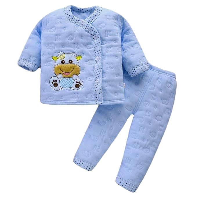 Presents New Born Baby Winter Wear Baby Clothes 2 Pcs Sets 100% Cotton Baby Boys Girls Unisex Baby Cotton/Winter Suit Infant Clothes First Gift For New Born.