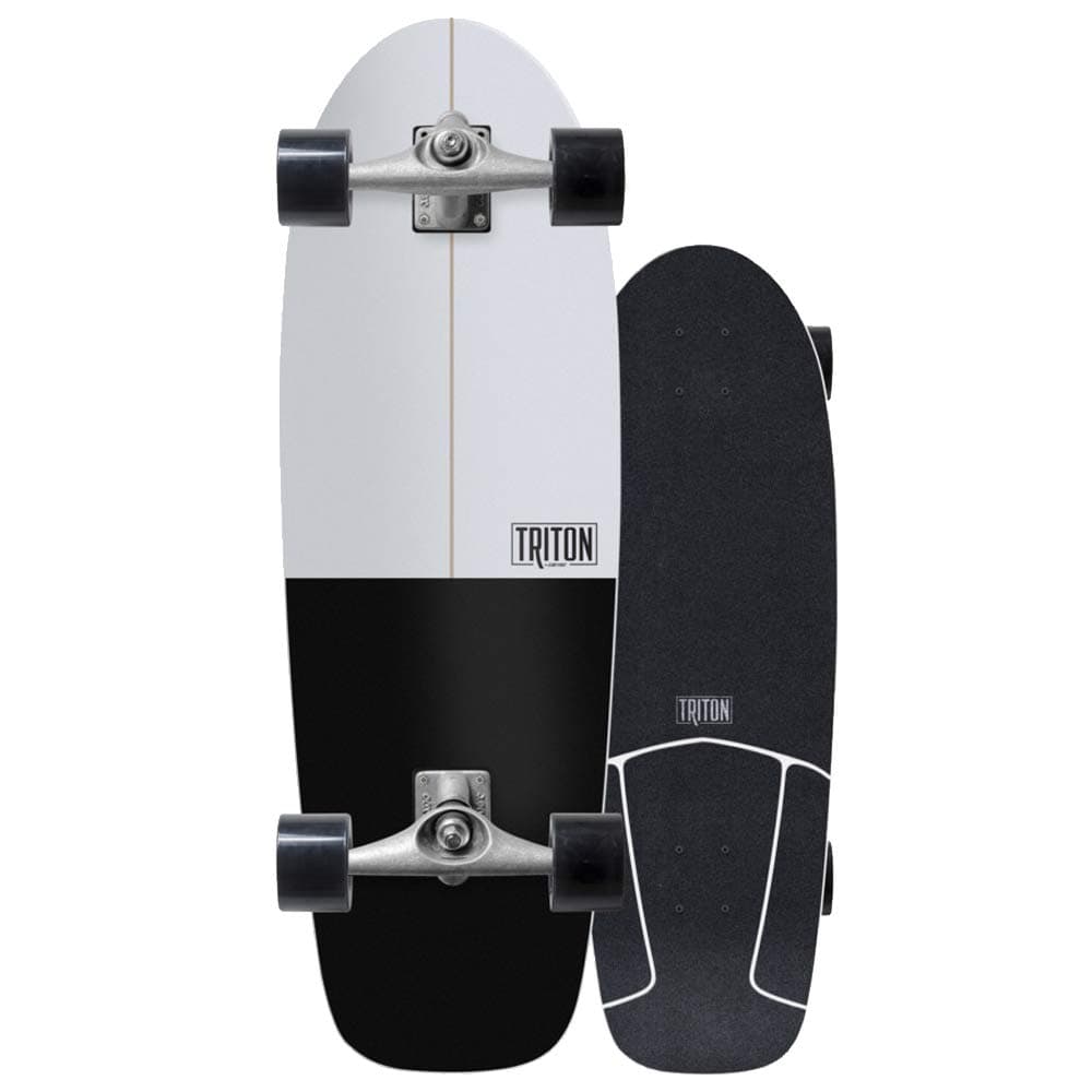 Triton Carver 30.5" Black Star Complete Surf Skate Board - CX