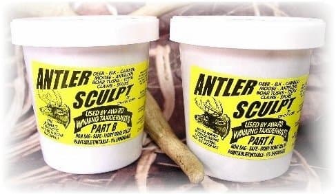 Antler Sculpt Epoxy - 6 Pound Unit - 2 Quarts - Antler Art - Cir-Cut Corporation - Restore Your Trophy To Its Original Glory ! Deer - Elk - Claws - Teeth - Horns - Antlers