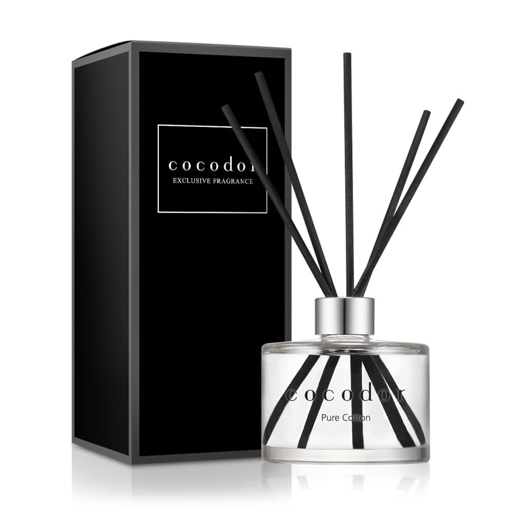 COCODOR Signature Reed Diffuser / Pure Cotton / Reed Diffuser, Reed Diffuser Set, Oil Diffuser & Reed Diffuser Sticks, Home Decor & Office Decor, Fragrance and Gifts, Signature/6.7Ounce/1Pack