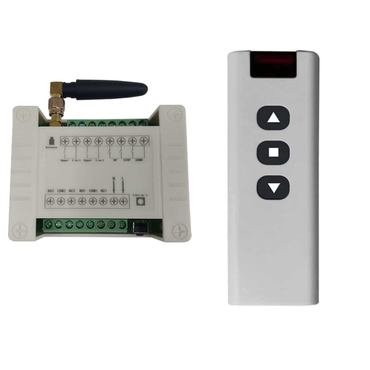 12V 24V 36V 10A Remote Control Motor Forward and Reverse Switch Roller Shutter Door gate Motor Lifter Magnetic Valve Drive Control Remote Control Universal Garage Door for Linear Actuator Motor