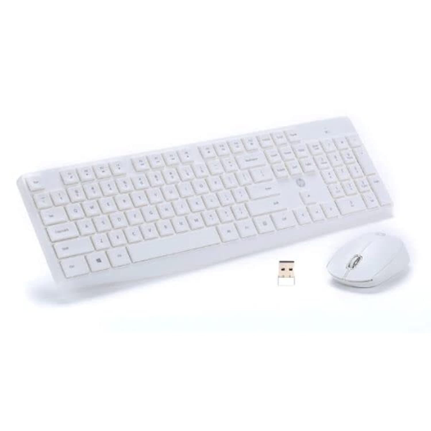Wireless USB Keyboard and Mouse Combo CS10 - White