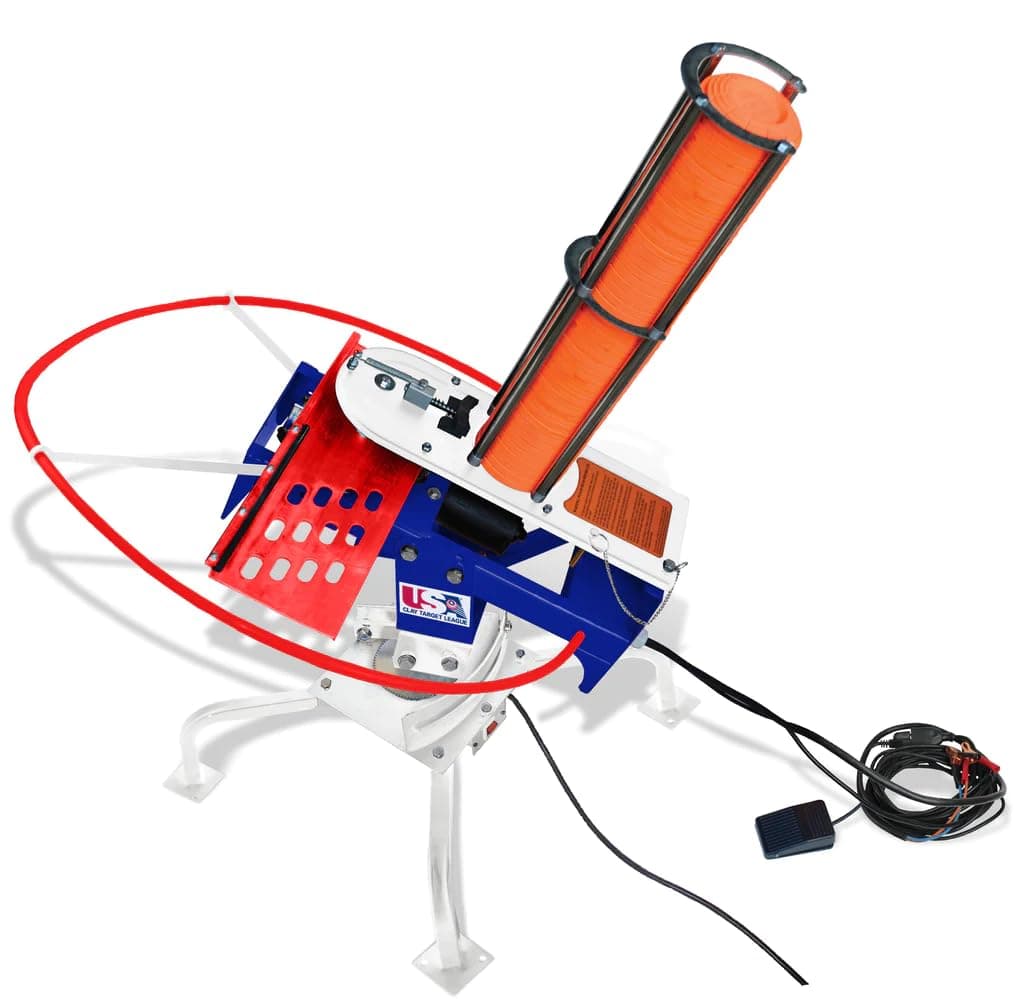 Do-All Outdoor USA Clay Automatic Clay Pigeon Thrower - Skeet Thrower Machine with Wobbler Kit and Wireless Remote Launch Controller