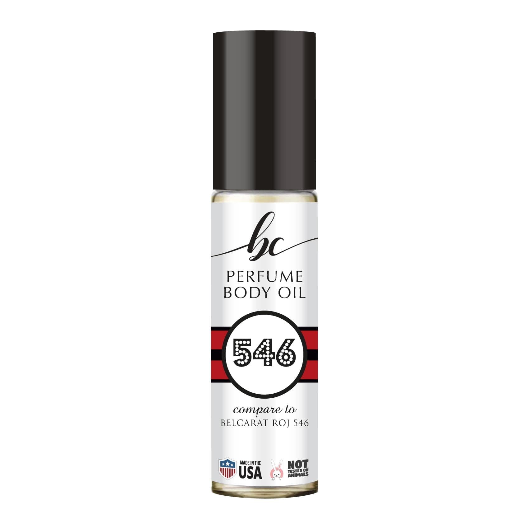 BIOCURA BC Perfume 546 Inspired by Belcarat Roj 546 For Women & Men Replica Fragrance Body Oil Dupes Alcohol-Free Travel Size Long Lasting Roll-On 0.3 Fl Oz/10ml