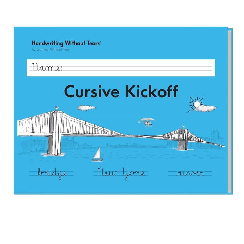 Cursive Kickoff Student Workbook, Current Edition - Handwriting Without Tears Series - 2nd Grade Writing Book - Cursive Writing, Language Arts Lessons - For School or Home Use