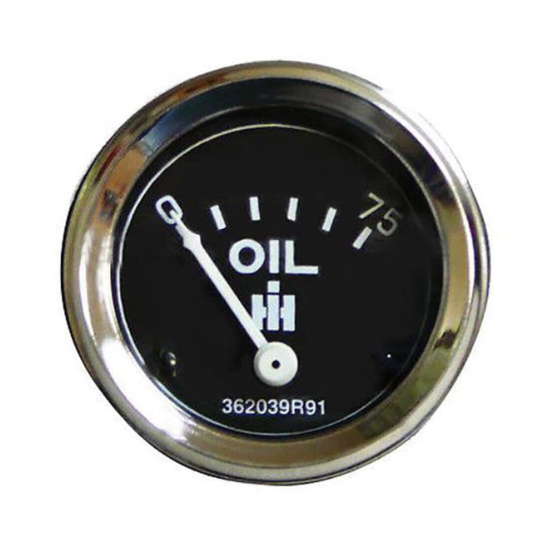 iIHS502 Oil Pressur. Gauge (0-75PSI) - Dashh mountedd Fits forInter l MPN: 362039R91