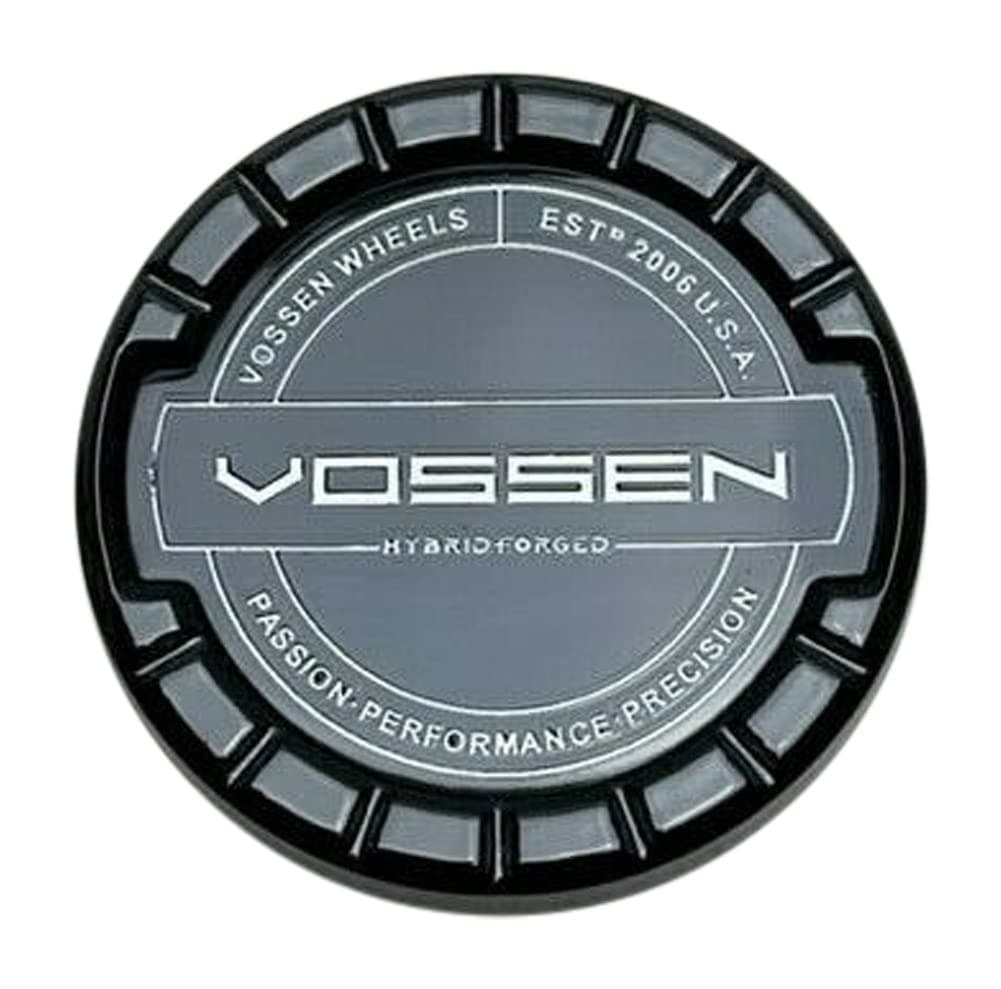 Vossen Hybrid Forged Gloss Black Snap in Wheel Center Cap VOS-3 fits HF Series